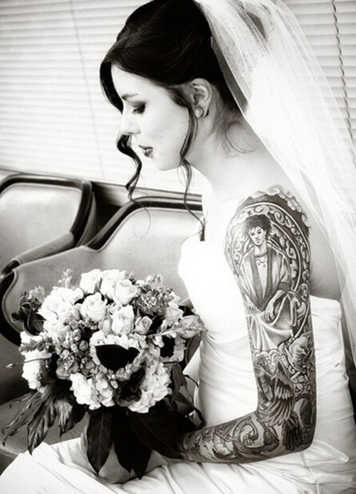 幸福的新娘纹身合集