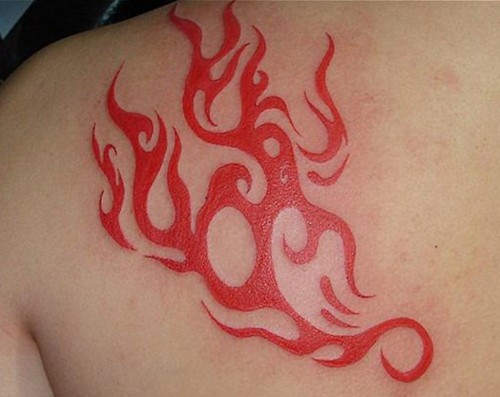 燃烧的火焰图腾纹身
