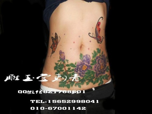 个性大小图腾纹身