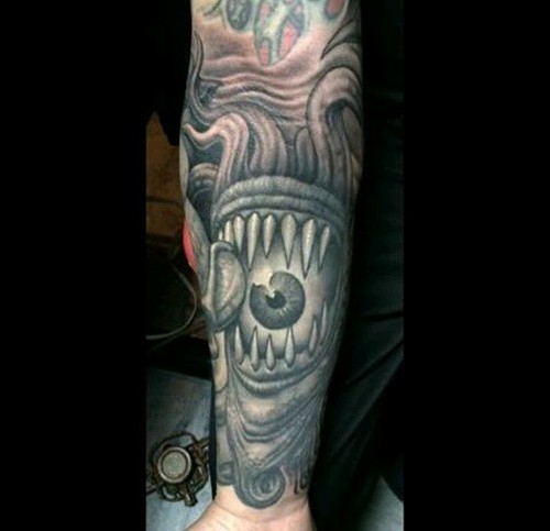 另类图案 肖像纹身