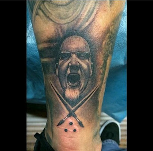 另类图案 肖像纹身