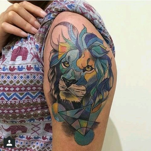 王者之魂 狮王纹身