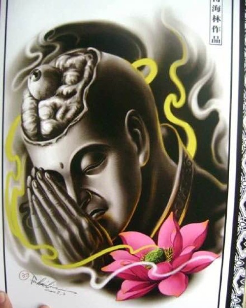 经典般若 佛神纹身手稿