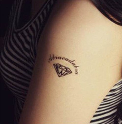 钻石 几何图案纹身
