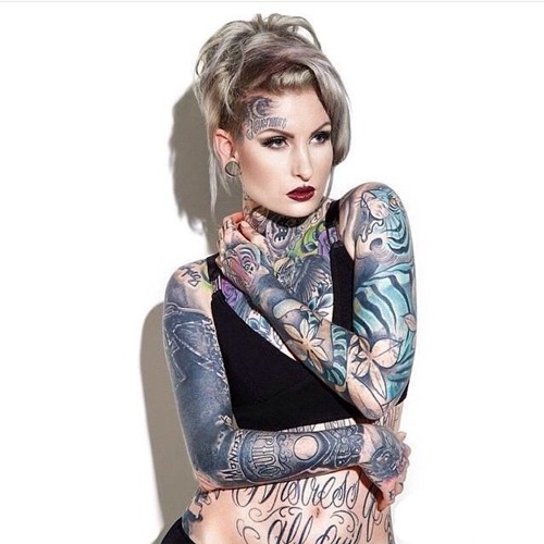 创意花手臂纹身