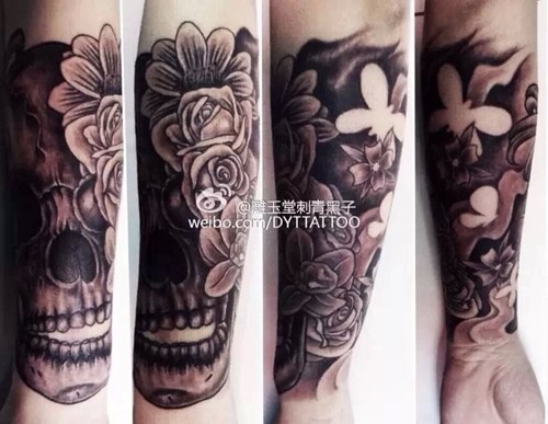 经典包小臂纹身