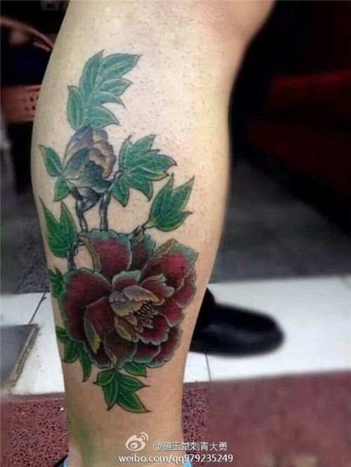 腿部纹身   脚面覆盖纹身   肩部鱼纹身