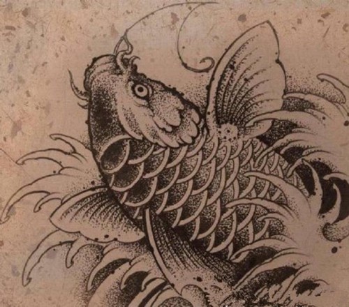 日本传统纹身素材手稿欣赏