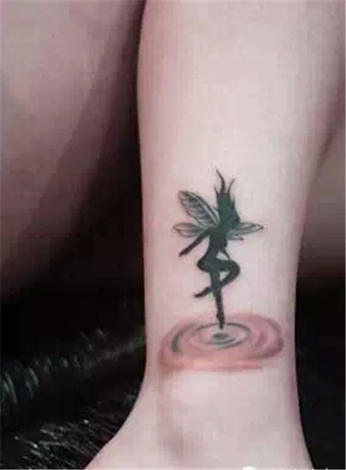 可爱的花之小精灵纹身