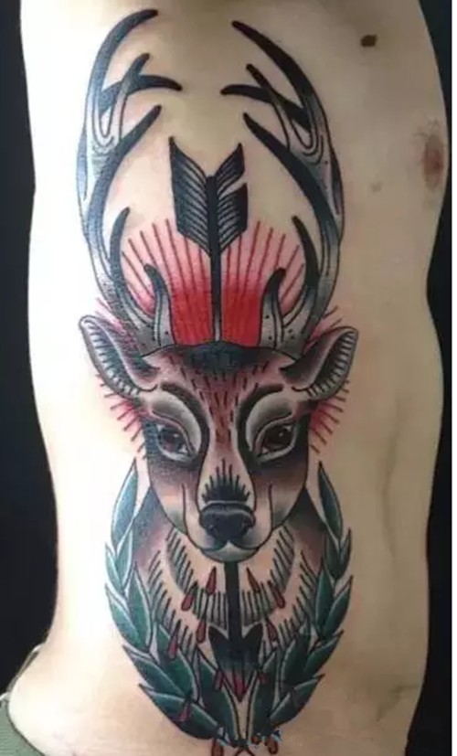 经典欧美复古纹身