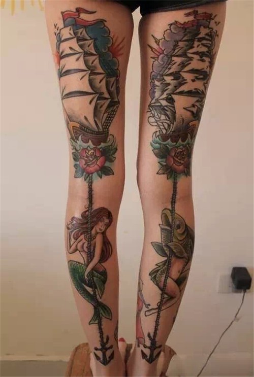 此生必须纹个大花腿