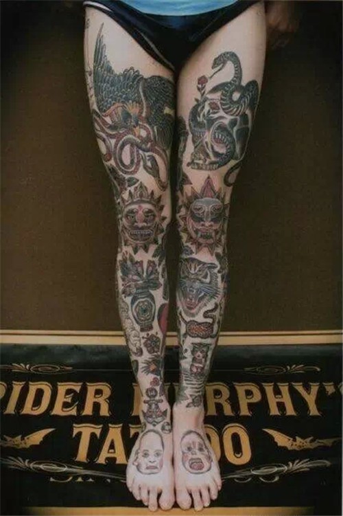 此生必须纹个大花腿