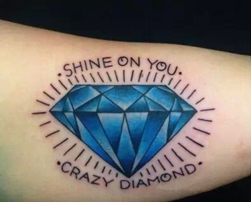 blingbling的钻石纹身