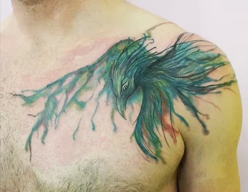 荷兰纹身艺术家sanne vaghi纹身作品欣赏