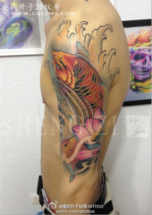 手臂遮盖失败纹身，重庆纹身，升子纹身，图片