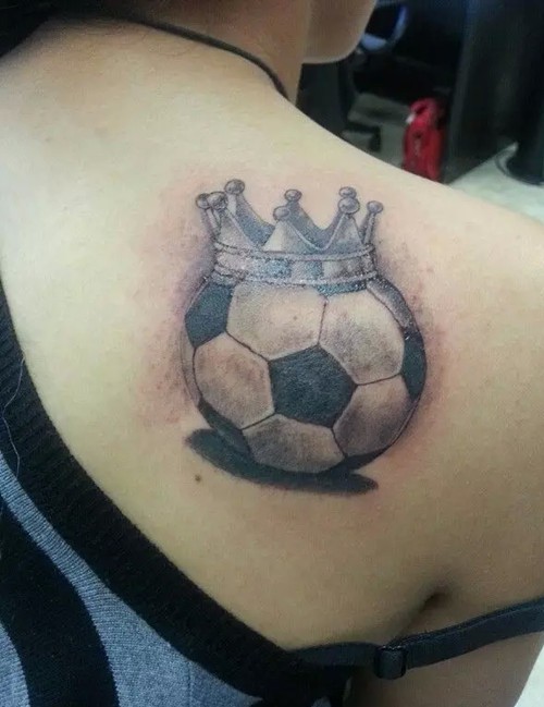 足球爱好者的福利纹身图案