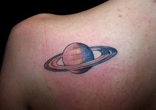 宇宙行星纹身