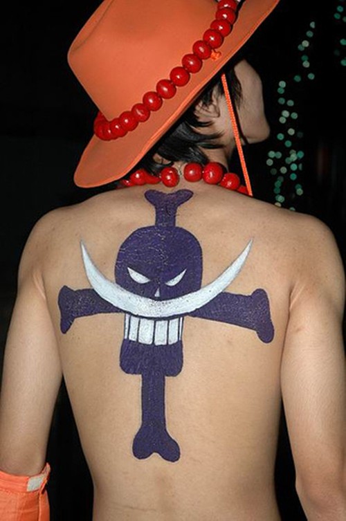 经典动漫纹身之海贼王纹身图案