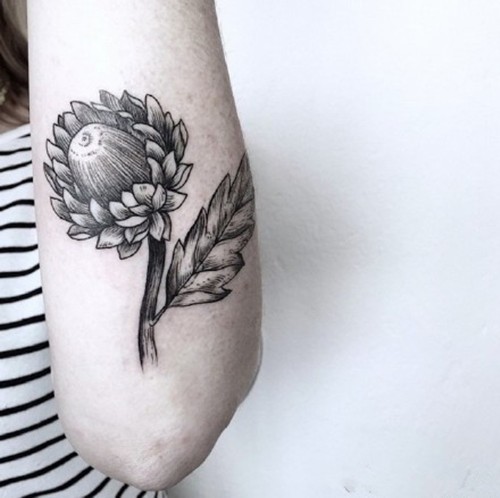 个性创意灰色纹身