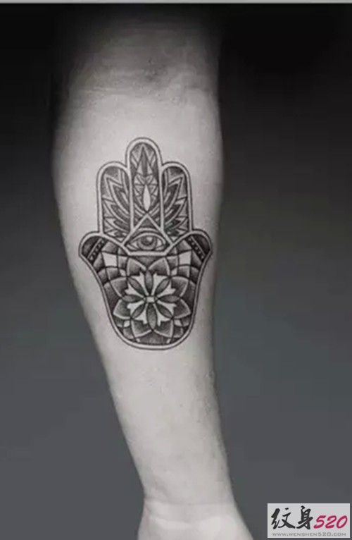 异域纹身之法蒂玛之手纹身