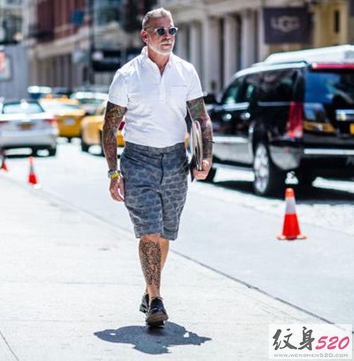 时尚先生Nick Wooster 纹身秀