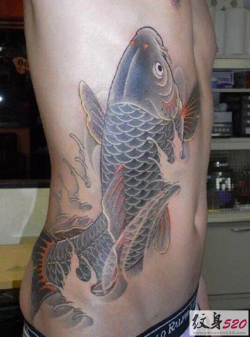 年年有余  经典鲤鱼纹身图片