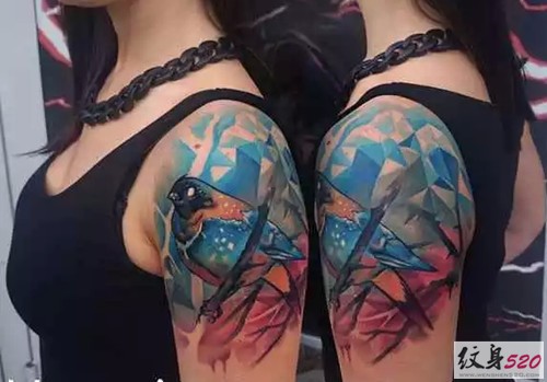 超赞的彩色纹身图集