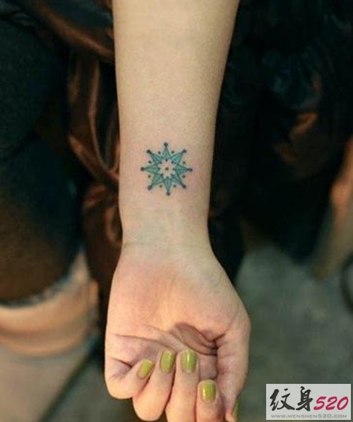 手腕小巧纹身图案大全