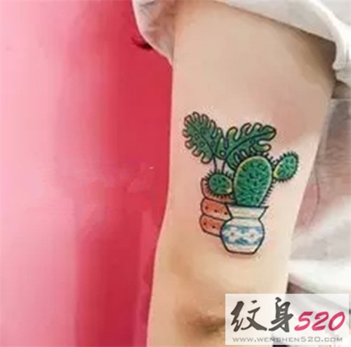 人人都爱的小清新植物纹身