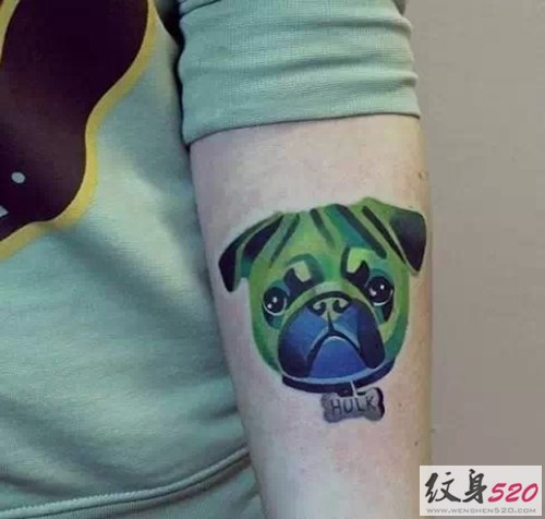 萌化你的抽象小动物纹身