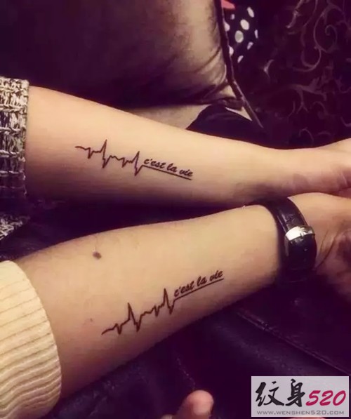 用纹身来表达爱意  情侣纹身