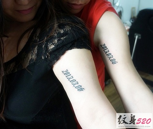 用纹身来表达爱意  情侣纹身
