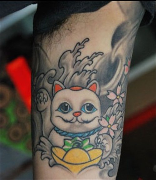 金汇纹身店，萌萌哒猫纹身，上海远航纹身