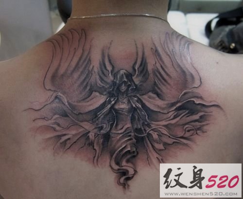 神之使者  神圣的天使纹身