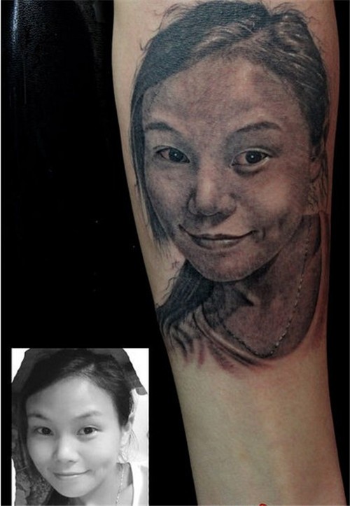 人物肖像纹身，宣桥纹身店，宣桥最好的纹身店