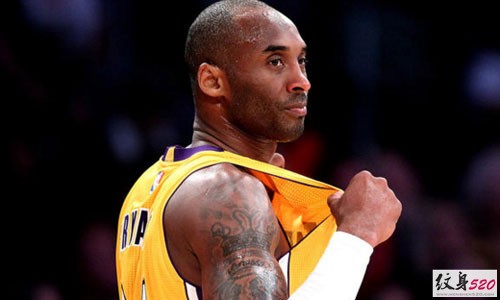 NBA巨星kobe手臂上引人注目的纹身