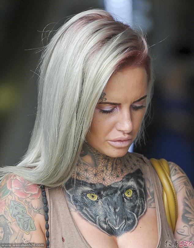 28岁真人秀明星Jemma Lucy露西最新的豹头纹身