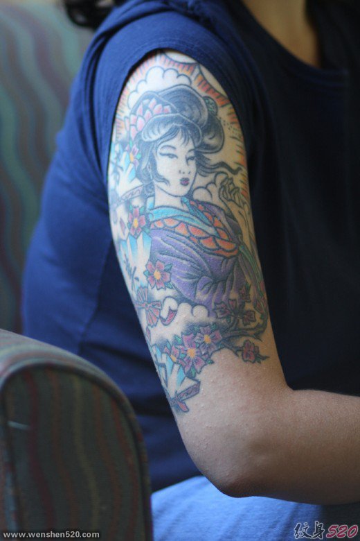 日本艺妓纹身艺术