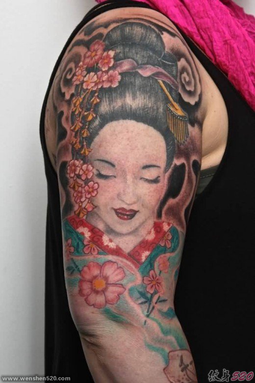 日本艺妓纹身艺术