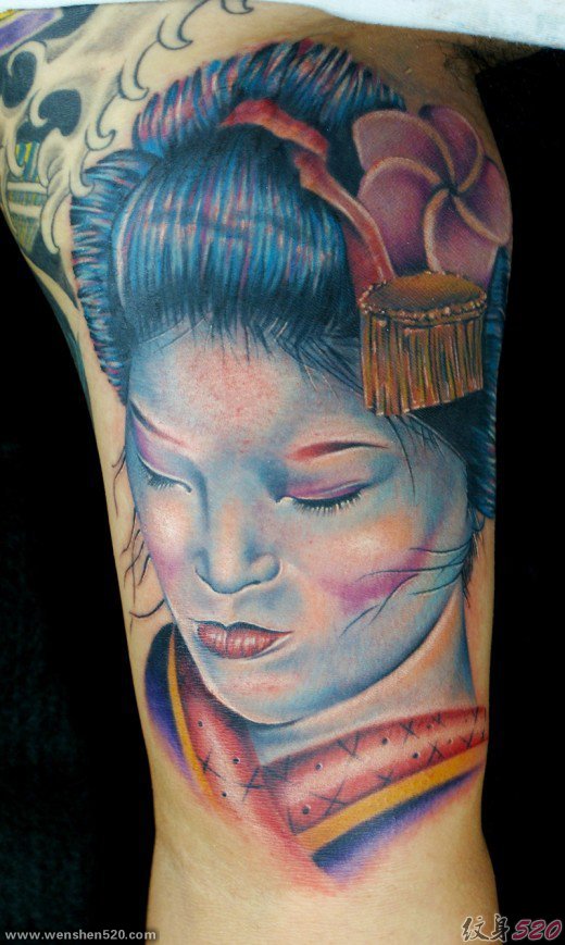 日本艺妓纹身艺术