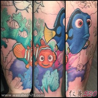 海底总动员小动物纹身