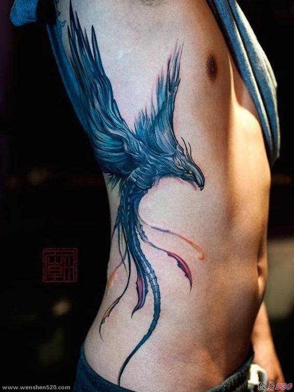42款漂亮且很有吸引力的凤凰纹身