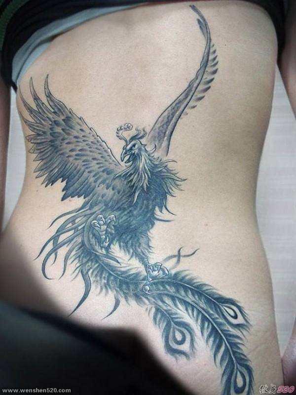 42款漂亮且很有吸引力的凤凰纹身
