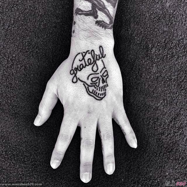 18款纯黑色纹身图案