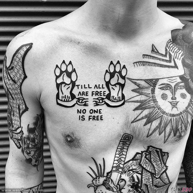 18款纯黑色纹身图案