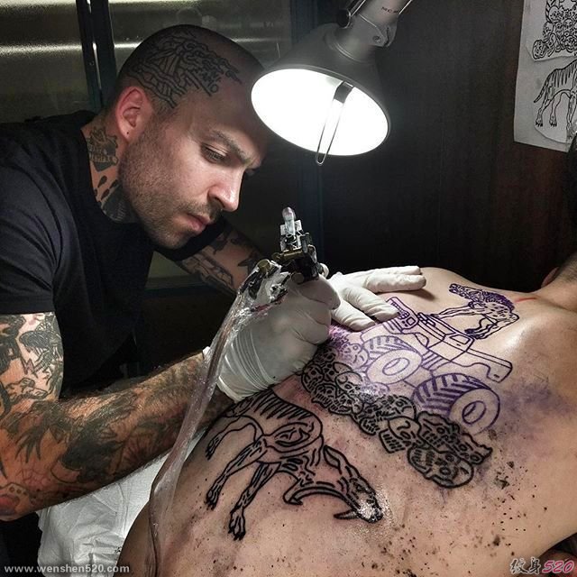 18款纯黑色纹身图案