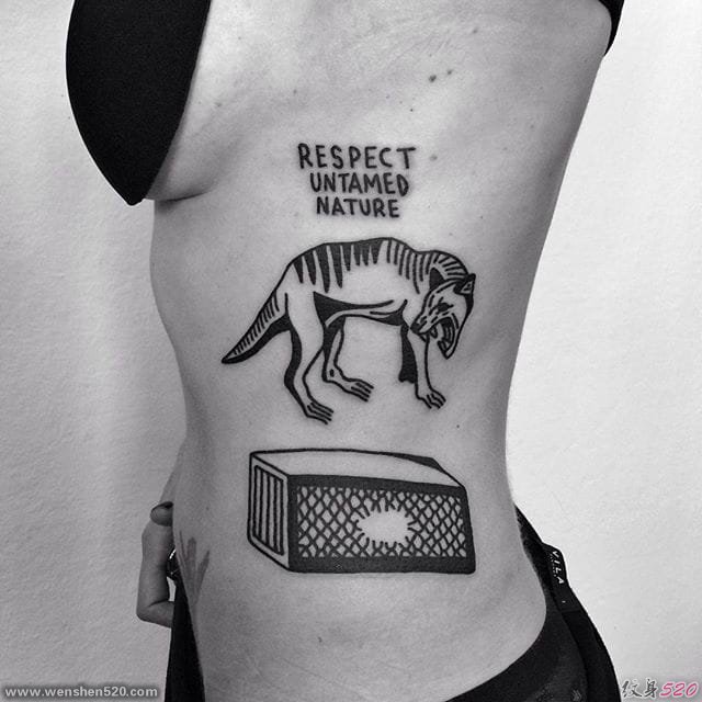 18款纯黑色纹身图案