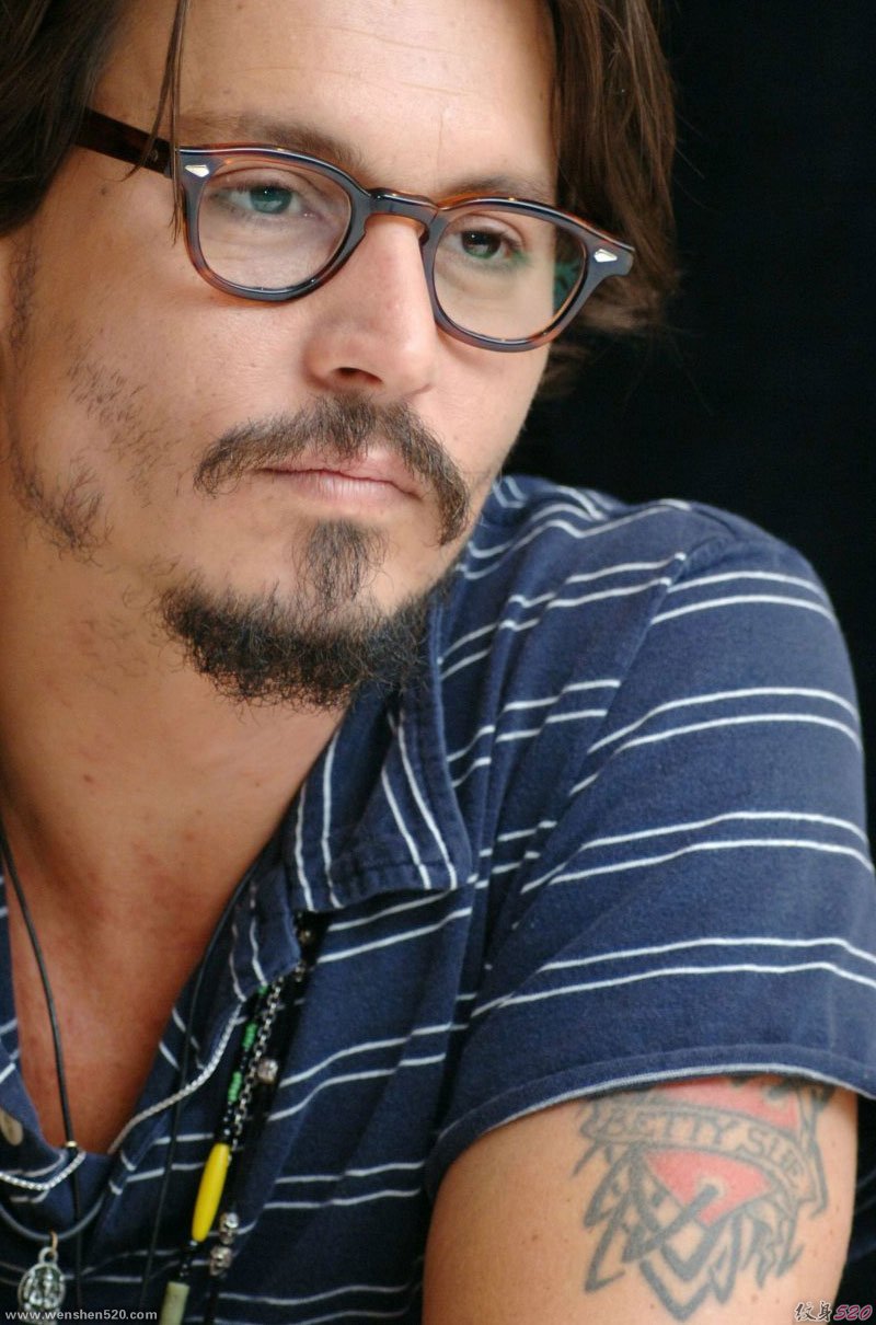 《加勒比海盗》杰克船长约翰尼·德普（Johnny Depp）的纹身