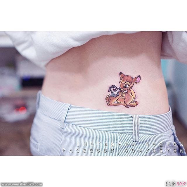 彩色小清新图片纹身作品