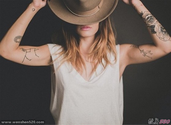 20款女性花臂纹身图片